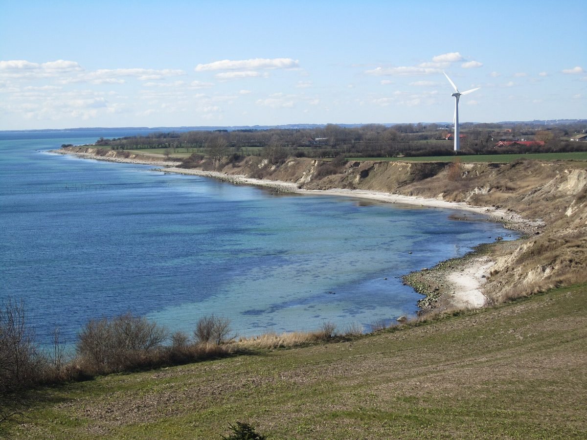Steilküste und Ostsee an der Südküste von Kegnæs auf Als