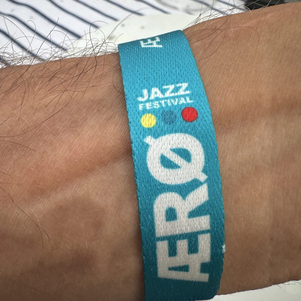 &AElig;r&oslash; Jazz Festival Armband
